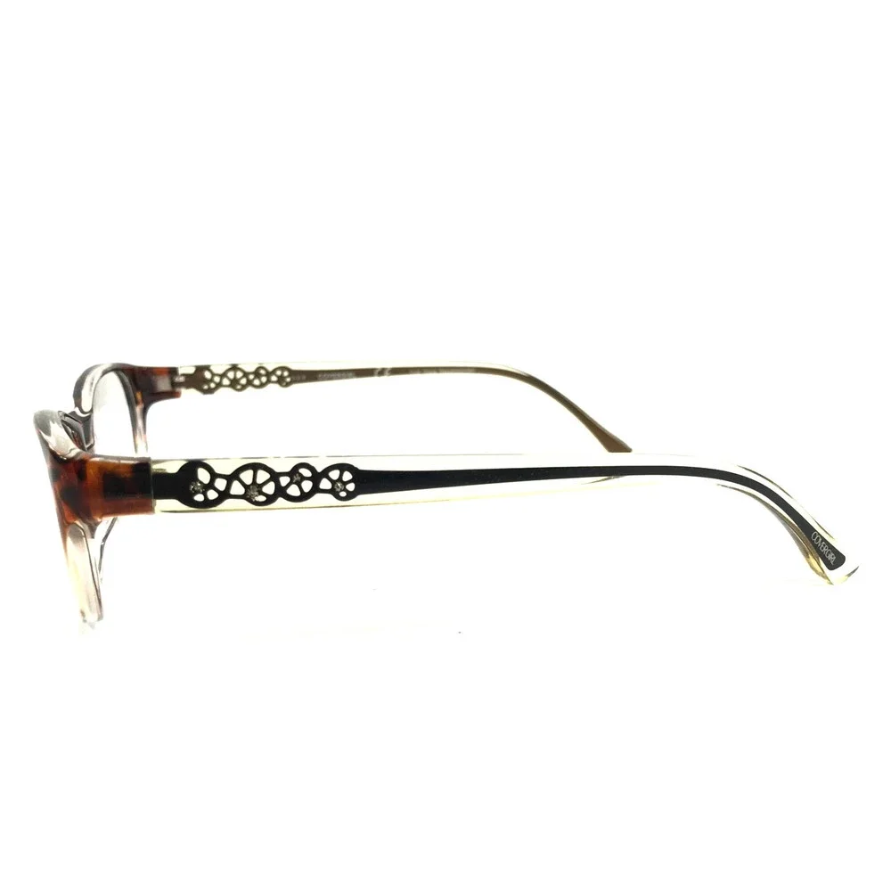 Covergirl Eyeglasses Frames CG0510 052 Dark Havana Brown Rectangle 52-17-135